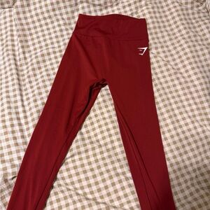 Gymshark Women's Red Leggings